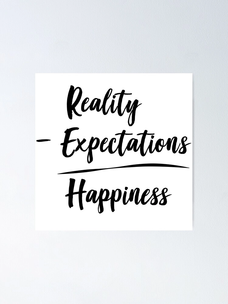 Happiness - Expectations Vs Reality